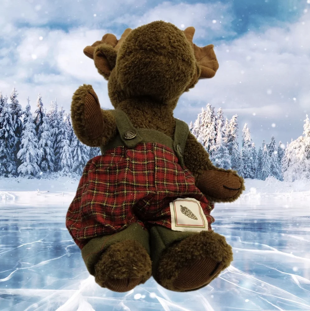 Rustic Plush Moose